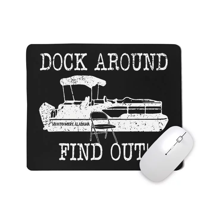 Montgomery Alabama Boat Dock Brawl Funny Dock Fight Meme Mousepad