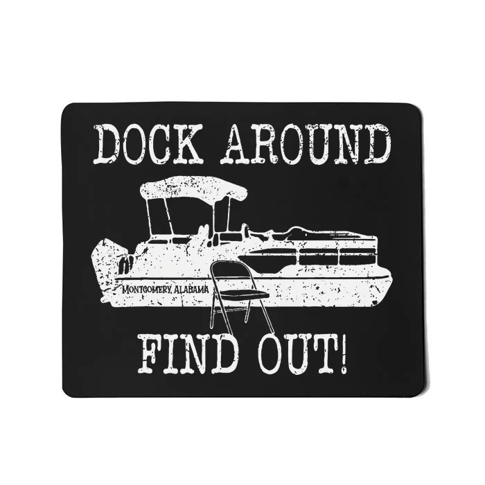 Montgomery Alabama Boat Dock Brawl Funny Dock Fight Meme Mousepad