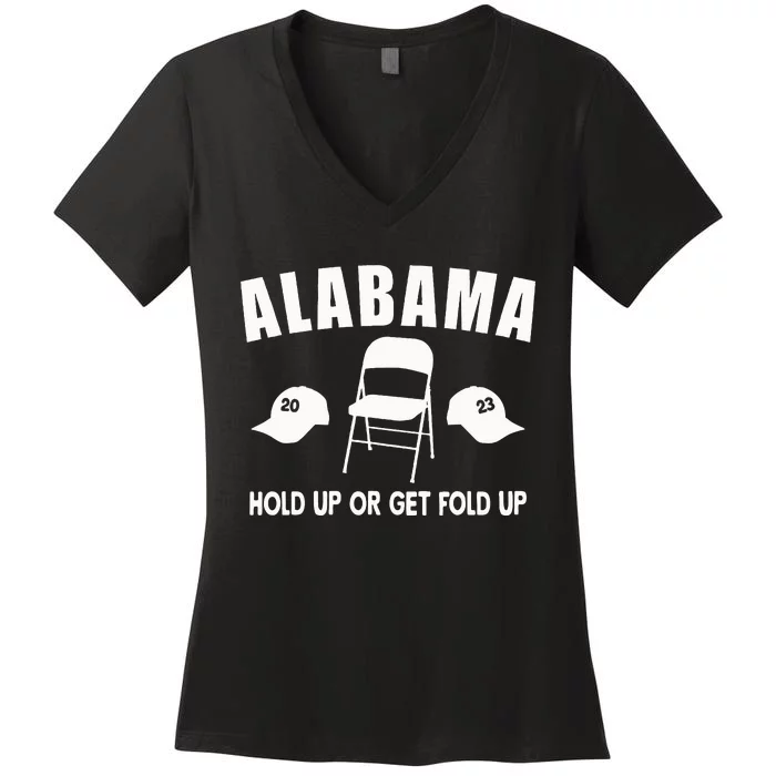 Montgomery Alabama Brawl Swim Team Women's V-Neck T-Shirt