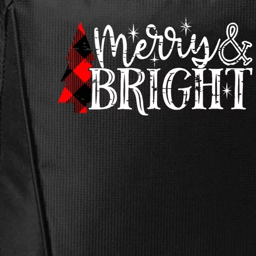 Merry And Bright Cute Christmas Gift City Backpack