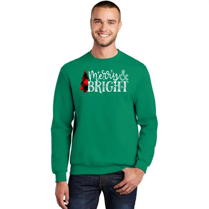 Merry And Bright Cute Christmas Gift Sweatshirt