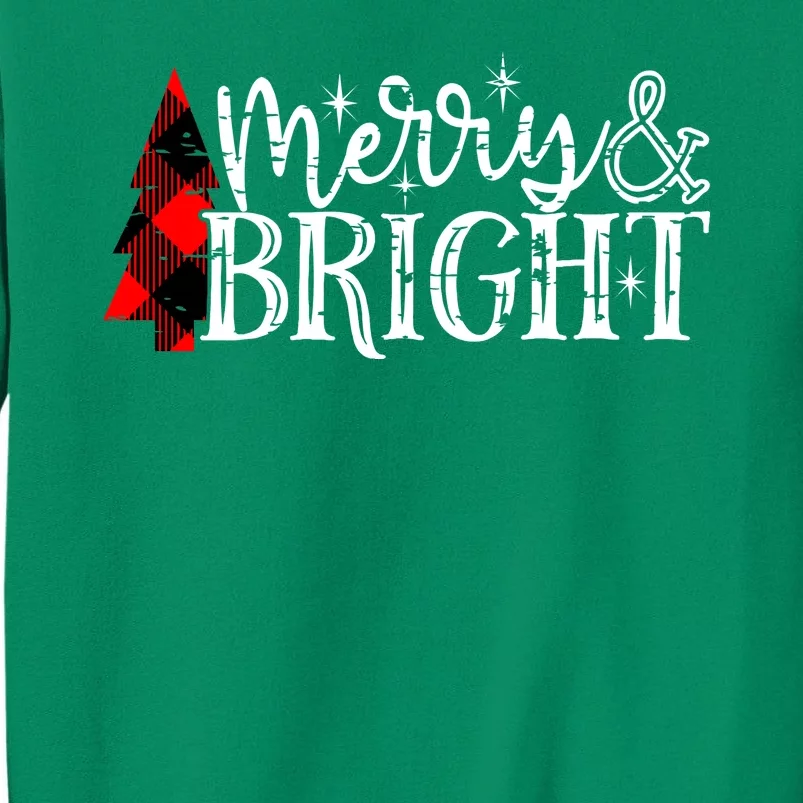 Merry And Bright Cute Christmas Gift Sweatshirt