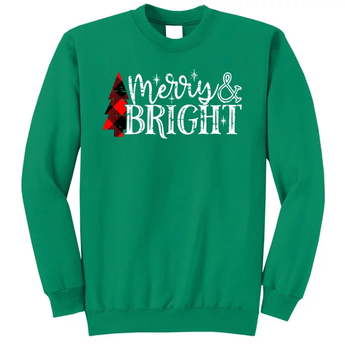 Merry And Bright Cute Christmas Gift Sweatshirt