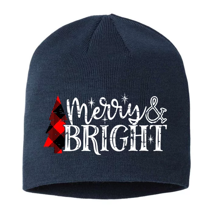 Merry And Bright Cute Christmas Gift 8 1/2in Sustainable Knit Beanie