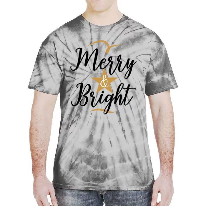 Merry And Bright Great Gift Tie-Dye T-Shirt