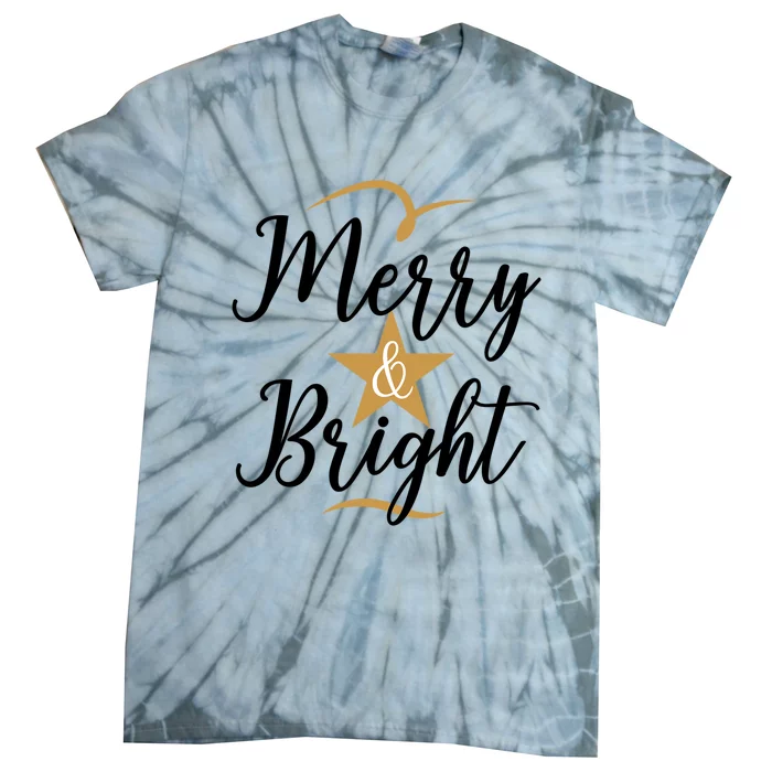 Merry And Bright Great Gift Tie-Dye T-Shirt