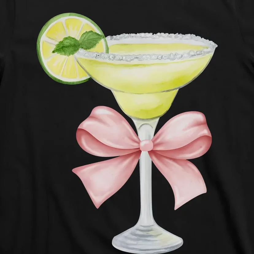 Margarita And Bow Coquette Cinco De Mayo T-Shirt