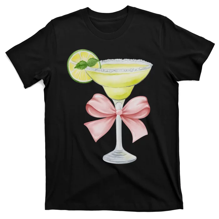 Margarita And Bow Coquette Cinco De Mayo T-Shirt