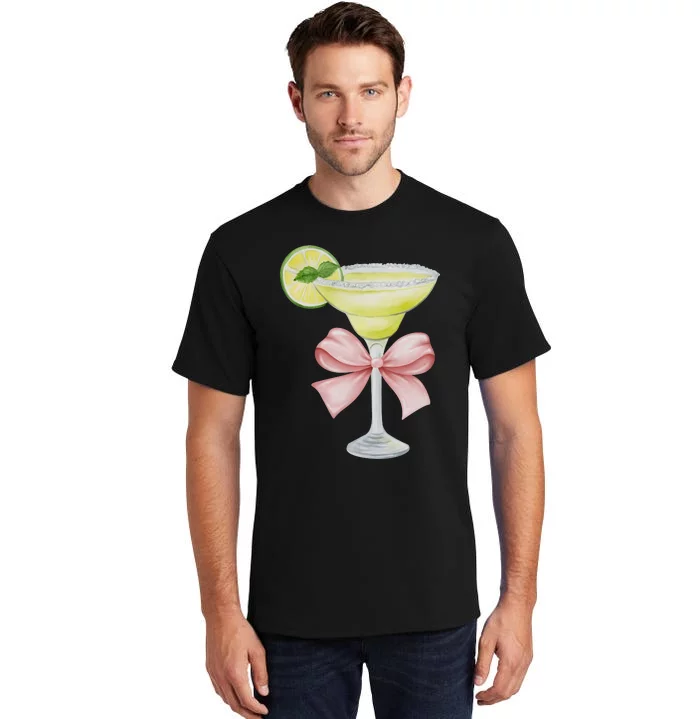 Margarita And Bow Coquette Cinco De Mayo Tall T-Shirt