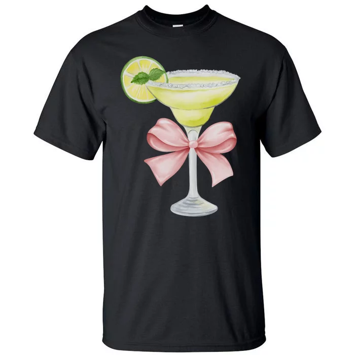 Margarita And Bow Coquette Cinco De Mayo Tall T-Shirt