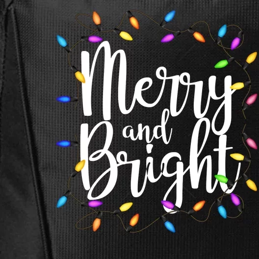 Merry And Bright City Backpack