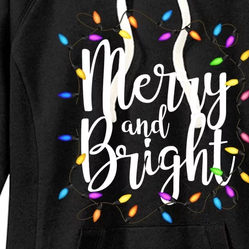 Merry And Bright Women's Fleece Hoodie