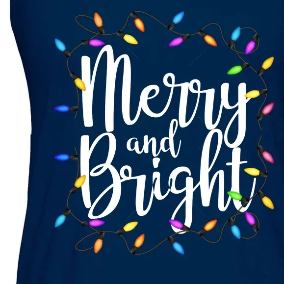 Merry And Bright Ladies Essential Flowy Tank