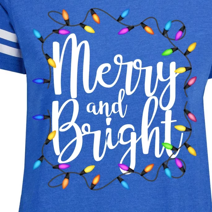 Merry And Bright Enza Ladies Jersey Football T-Shirt