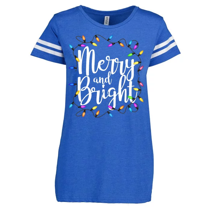 Merry And Bright Enza Ladies Jersey Football T-Shirt