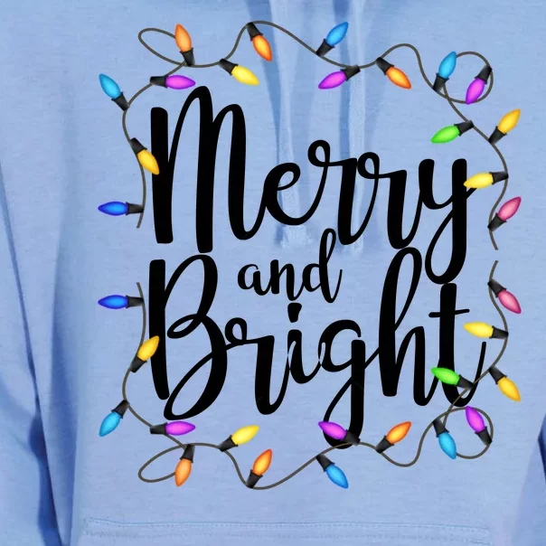 Merry And Bright Unisex Surf Hoodie