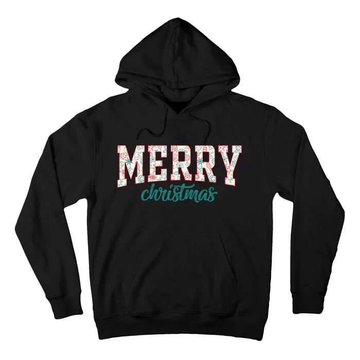 Merry And Bright Christmas Merry Christmas Tall Hoodie