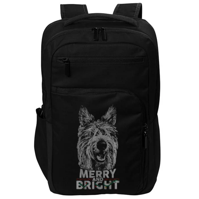 Merry And Bright Berger Picard Christmas Impact Tech Backpack