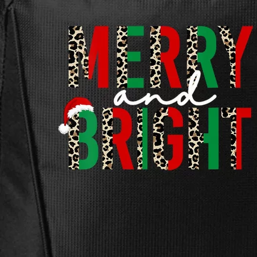 Merry And Bright Christmas Merry And Bright Vneck City Backpack