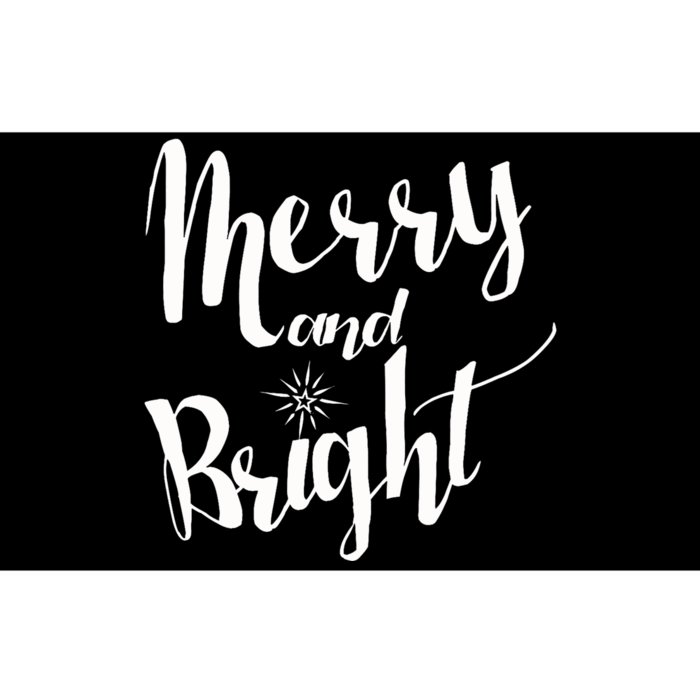 Merry And Bright For Christmas Carolling Bumper Sticker