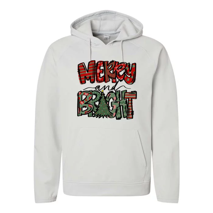 Merry And Bright Performance Fleece Hoodie