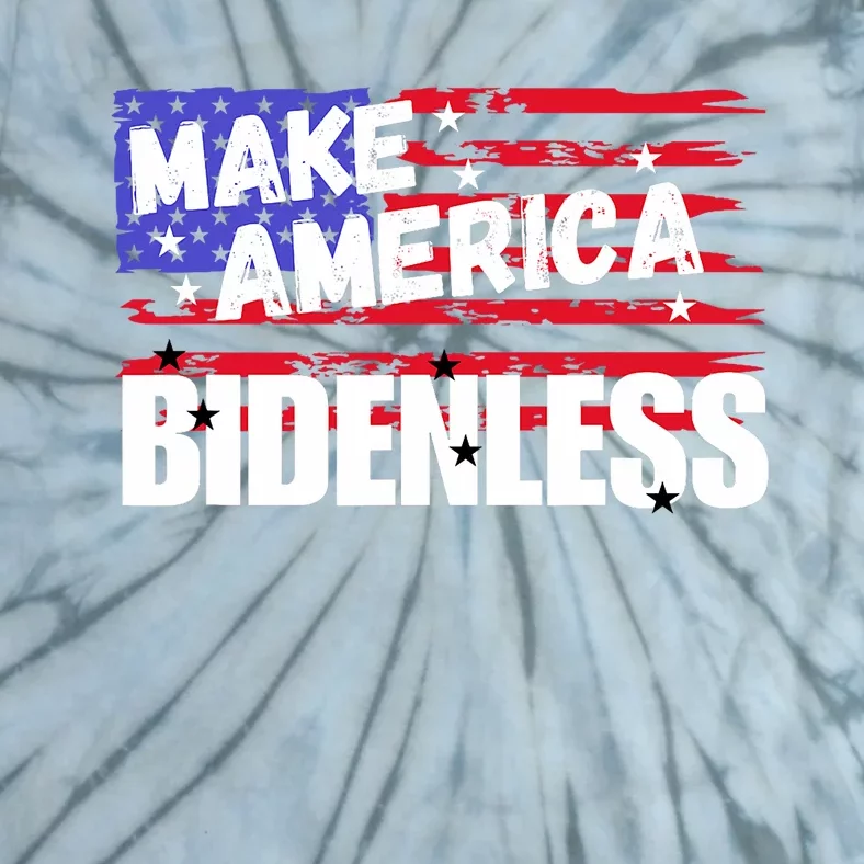 Make America Bidenless Biden Harris Election 2024 Tie-Dye T-Shirt