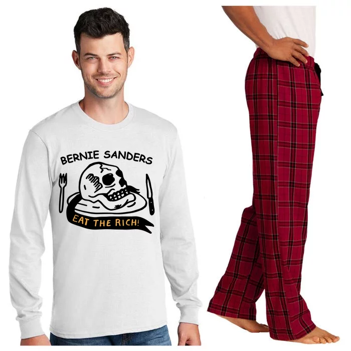 Max Azzarello Bernie Sanders Eat The Rich Long Sleeve Pajama Set