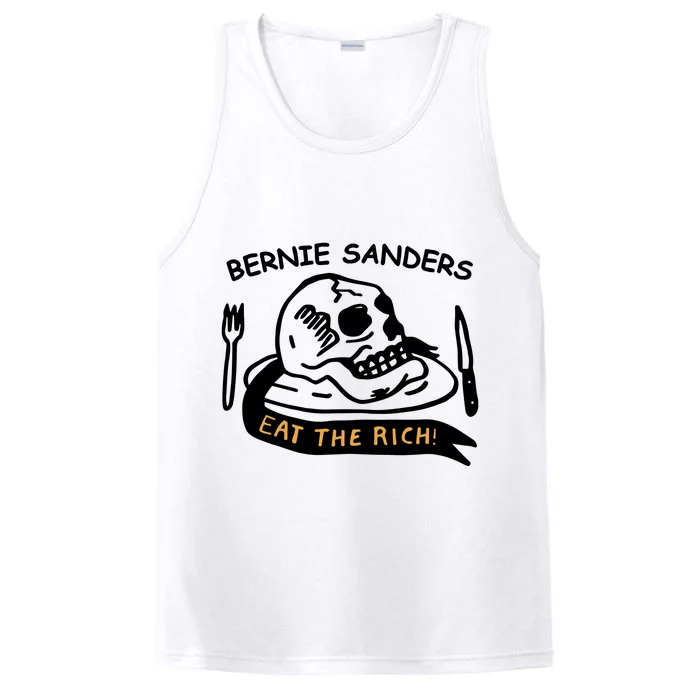 Max Azzarello Bernie Sanders Eat The Rich Performance Tank