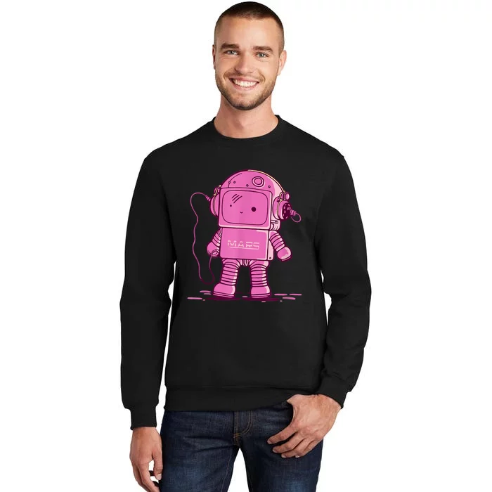 Mars Astro Bot Pink Sweatshirt