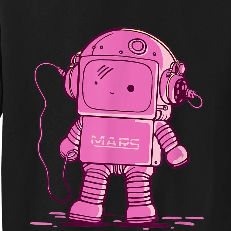 Mars Astro Bot Pink Sweatshirt