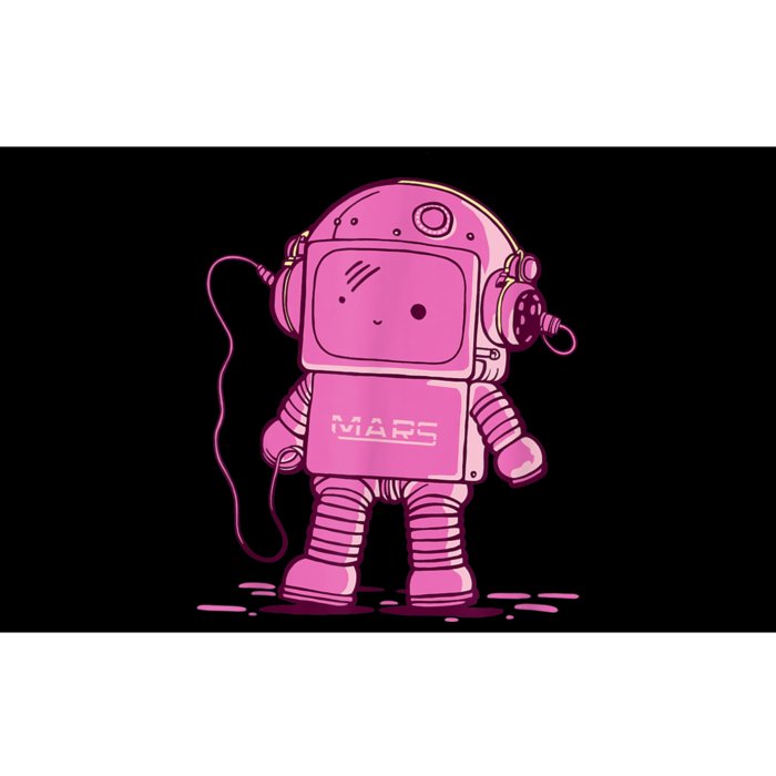 Mars Astro Bot Pink Bumper Sticker