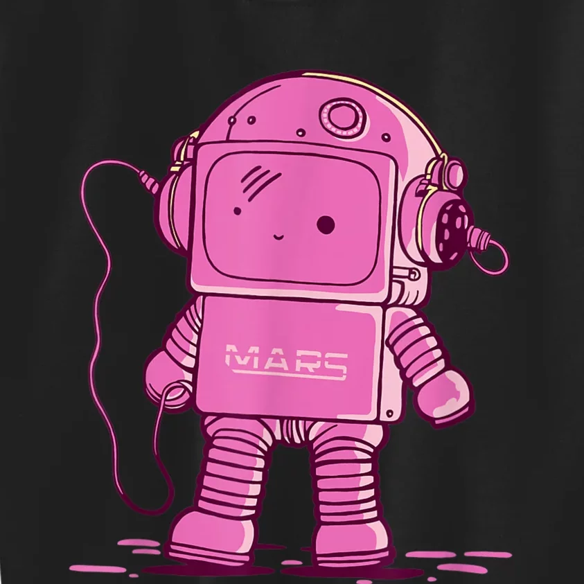 Mars Astro Bot Pink Kids Sweatshirt