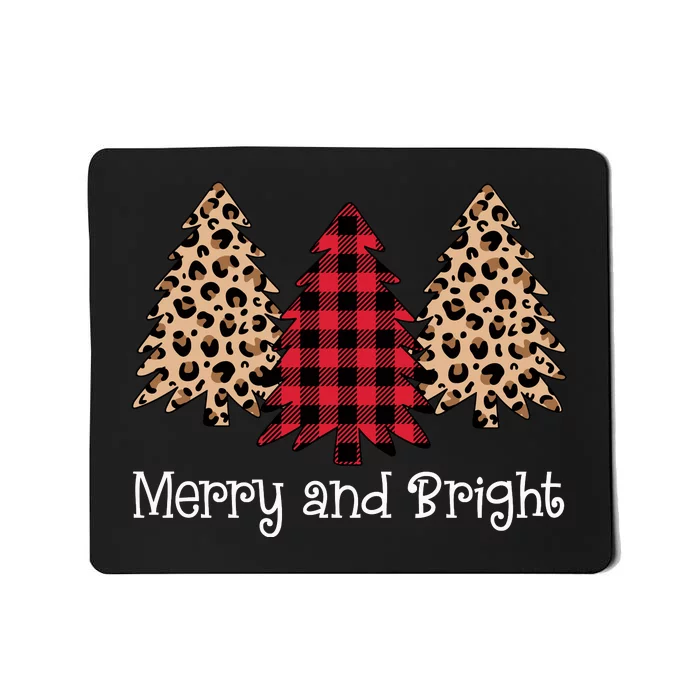 Merry And Bright Trees Mousepad