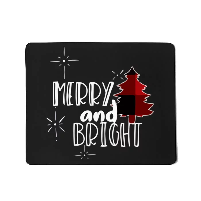 Merry And Bright Amazing Xmas | Funny Christmas Mousepad