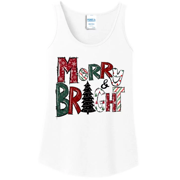 Merry And Bright Ladies Essential Tank