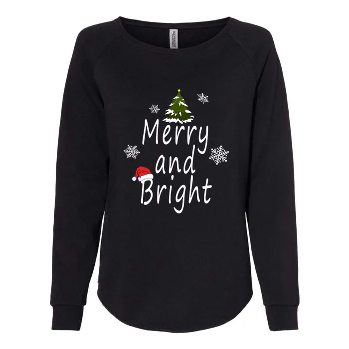 Merry And Bright | Merry Chrismas Womens California Wash Sweatshirt