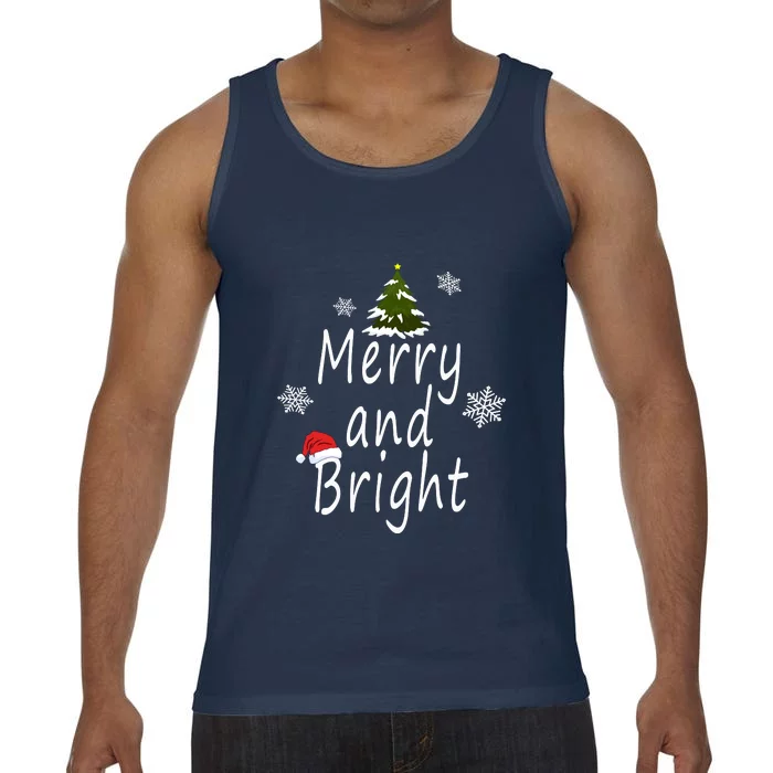 Merry And Bright | Merry Chrismas Comfort Colors® Tank Top