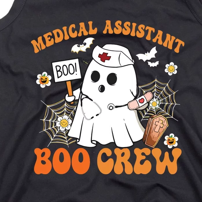 Medical Assistant Boo Crew Funny Ghost Halloween Costumes Tank Top