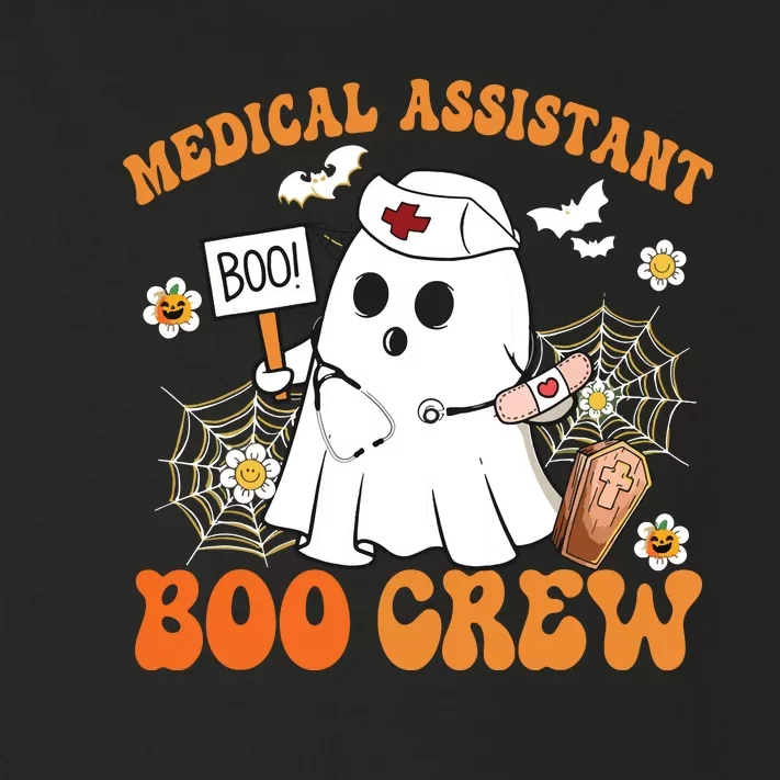 Medical Assistant Boo Crew Funny Ghost Halloween Costumes Toddler Long Sleeve Shirt