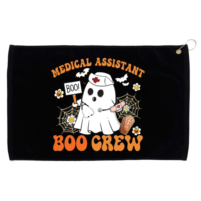 Medical Assistant Boo Crew Funny Ghost Halloween Costumes Grommeted Golf Towel