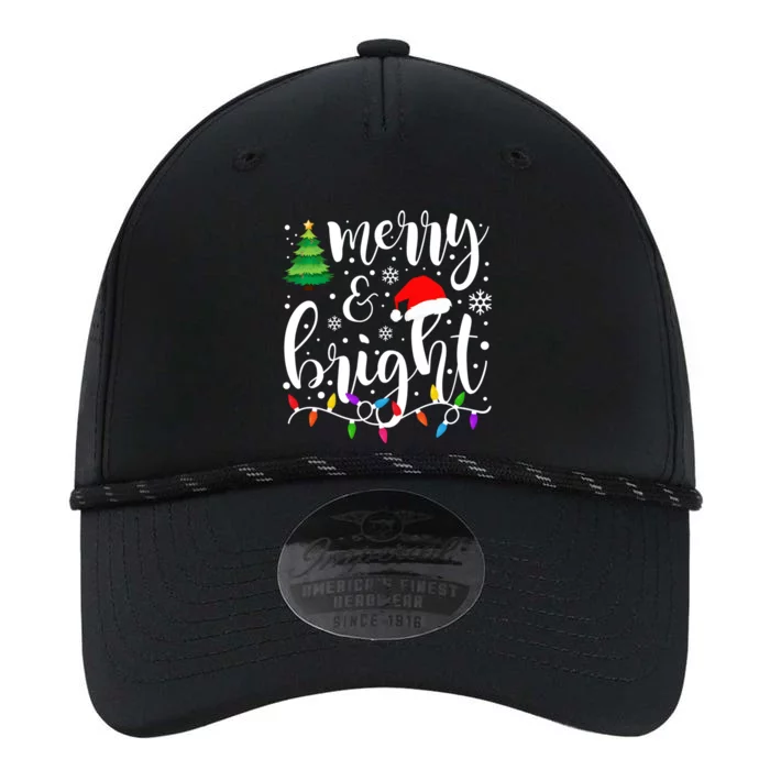 Merry And Bright Christmas Lights Funny Family Christmas Performance The Dyno Cap