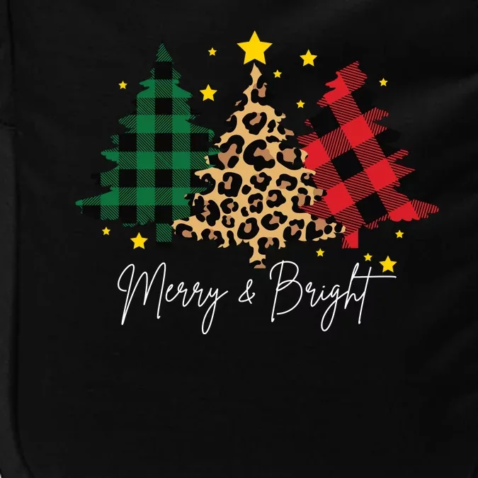 Merry And Bright Christmas Tree Festive Impact Tech Backpack