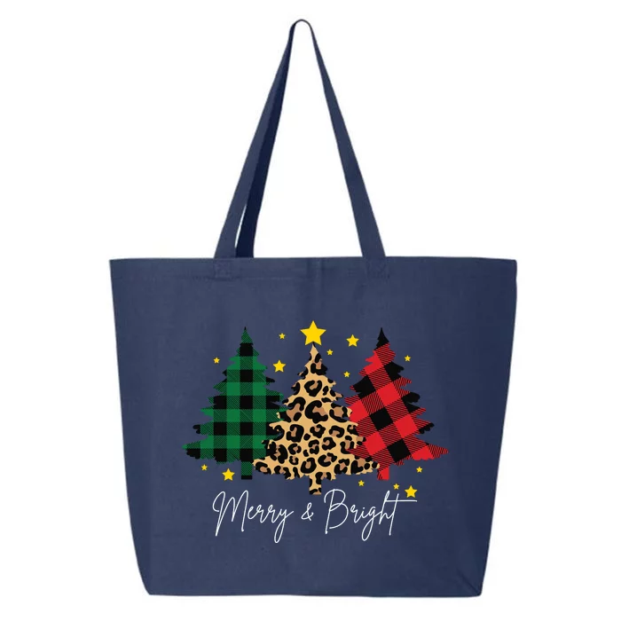 Merry And Bright Christmas Tree Festive 25L Jumbo Tote