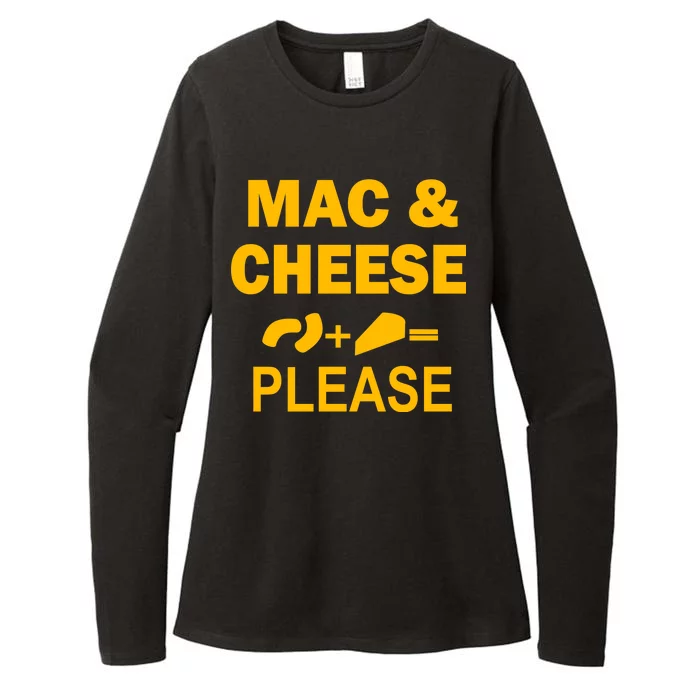 Mac & Cheese Please Womens CVC Long Sleeve Shirt