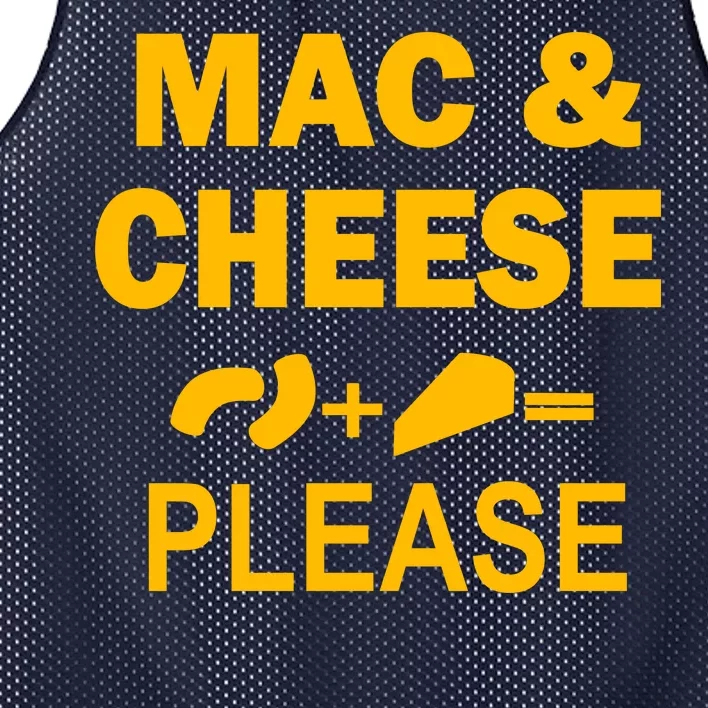 Mac & Cheese Please Mesh Reversible Basketball Jersey Tank