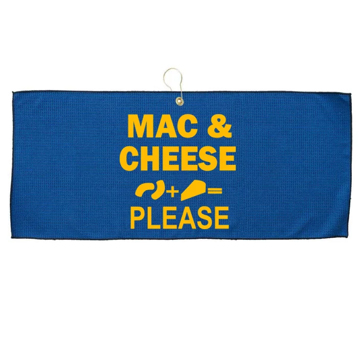 Mac & Cheese Please Large Microfiber Waffle Golf Towel