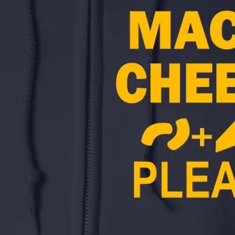 Mac & Cheese Please Full Zip Hoodie