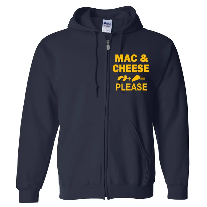 Mac & Cheese Please Full Zip Hoodie