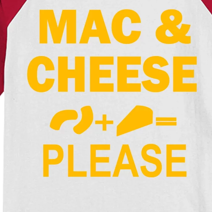 Mac & Cheese Please Kids Colorblock Raglan Jersey