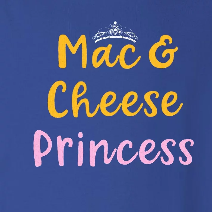 Mac and Cheese Princess Tiara Mac & Cheese Lover Gift Toddler Long Sleeve Shirt